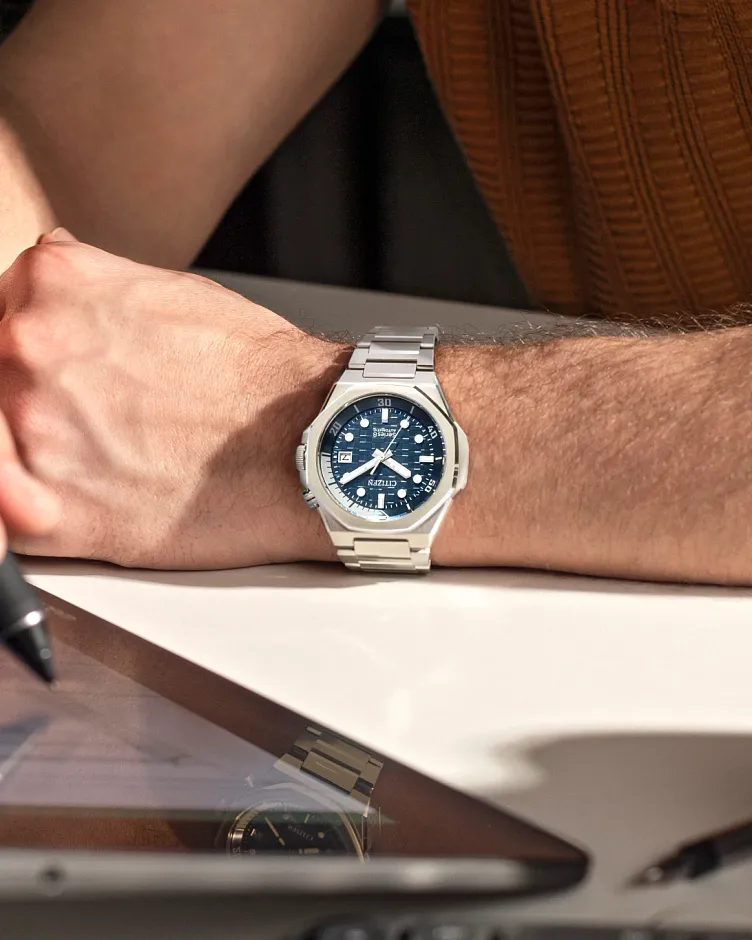 Series8 890 Blue Dial Stainless Steel Bracelet NB6060-58L | CITIZEN Series8 890 Blue Dial Stainless Steel Bracelet NB6060-58L | CITIZEN